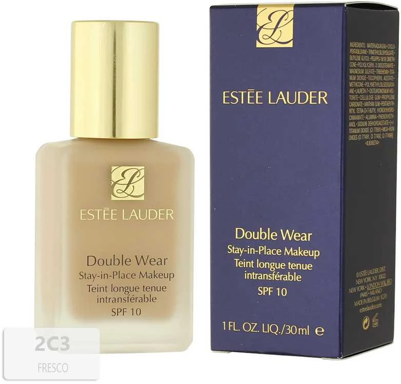 Estée Lauder Double Wear Stay-in-Place Makeup SPF 10 ilgai išliekantis makiažo pagrindas, atspalvis: 2C3 Fresco, 30 ml