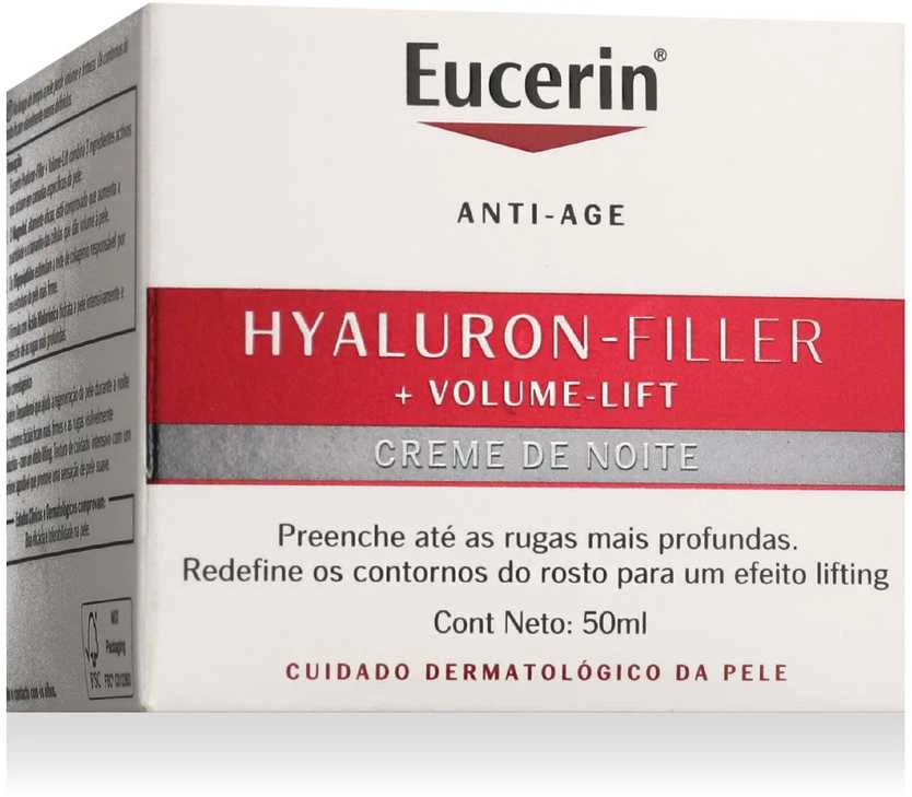Eucerin Hyaluron Filler Volume Lift Night Kreminis naktinis veido kremas, 50 ml