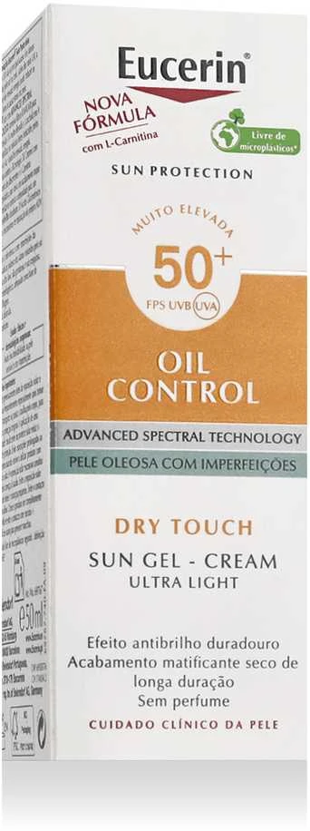 Eucerin Oil Control gelinis kremas nuo saulės SPF 50+, 50 ml