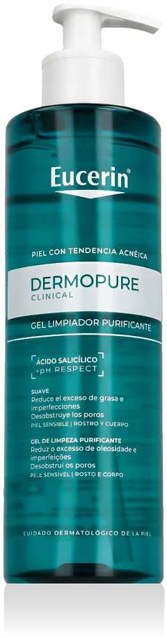 Eucerin Dermopure Aliejus Control veido gelis riebiai odai 400ml