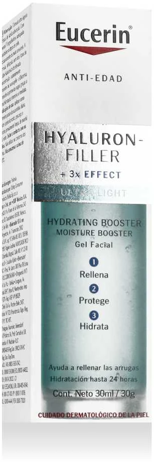 "Eucerin Hyaluron-Filler Moisture Booster" drėkinamasis ir gaivinantis veido gelis 30ml