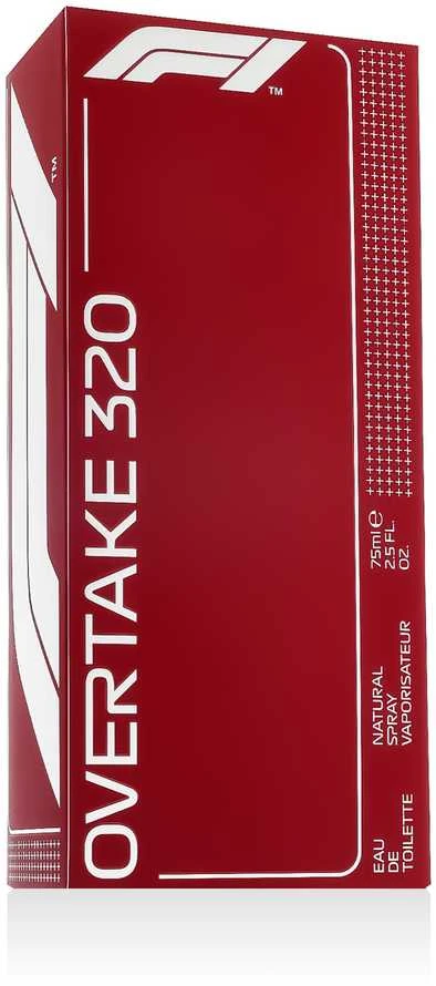 Formula 1 Overtake 320 EDT tualetinis vanduo vyrams, 75 ml