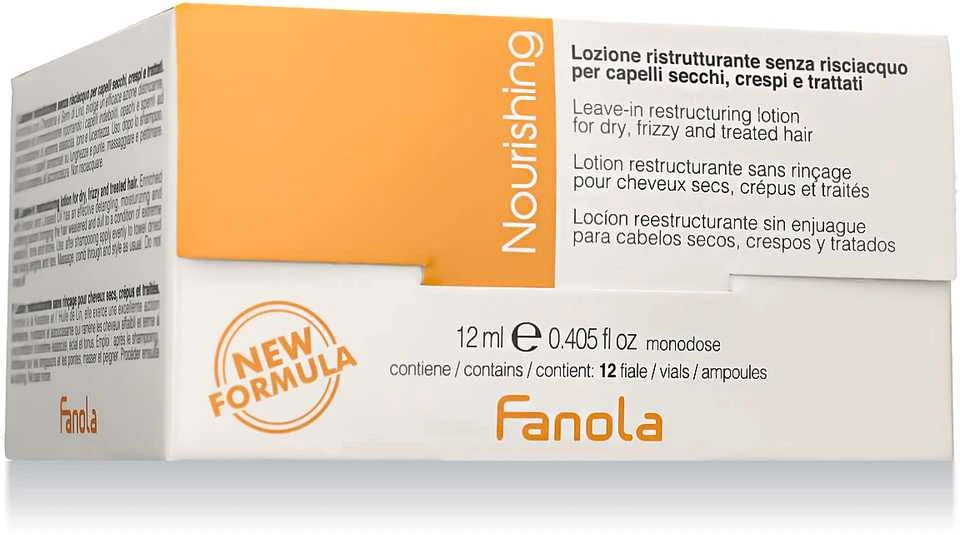Fanola maitininantis Leave-In Lotion Hair Serum moterims, 12 ml