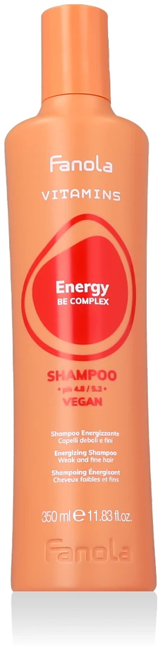 Fanola Vitamins Energy Šampūnas šampūnas, 350 ml