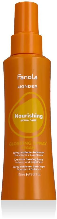 Fanola Wonder maitininantis Extra Care Glossing Purškiklis spindesio suteikiantis purškiklis plaukams, 150 ml