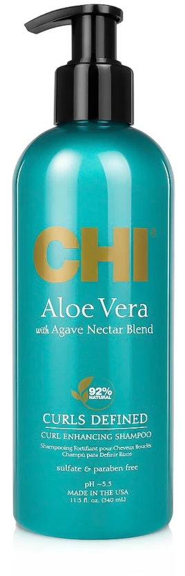 CHI Išryškinantis garbanas šampūnas su alavijais ir agavų sultimis 340 ml