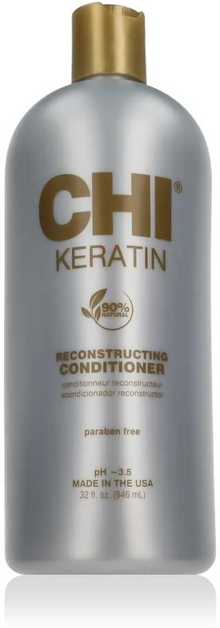 Atkuriamasis pažeistų plaukų kondiocionierius CHI Keratin Conditioner 946 ml