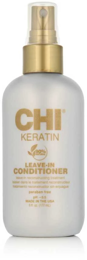 Nenuskalaujamas pažeistų plaukų kondicionierius su keratinu CHI Keratin Leave-in Conditioner 177 ml