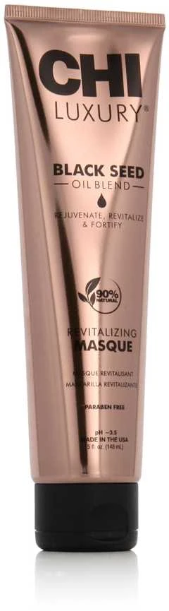 Farouk Systems Kaukė sausiems plaukams CHI Luxury Juodas Seed Oil Revitalizing Masque 148ml