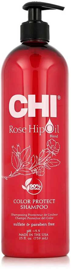 Farouk Systems Šampūnas su erškėtrožių aliejumi CHI Rose Hip Oil Šampūnas 739ml