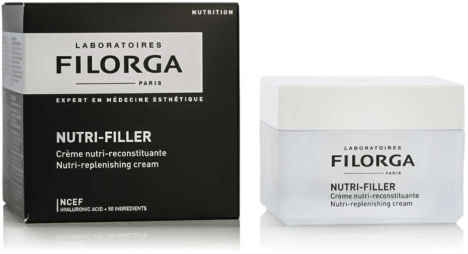 Filorga NUTRI-FILLER Nutri-Jauninamasis Kremas intensyviai maitinantis stagrinamasis veido kremas, 50 ml