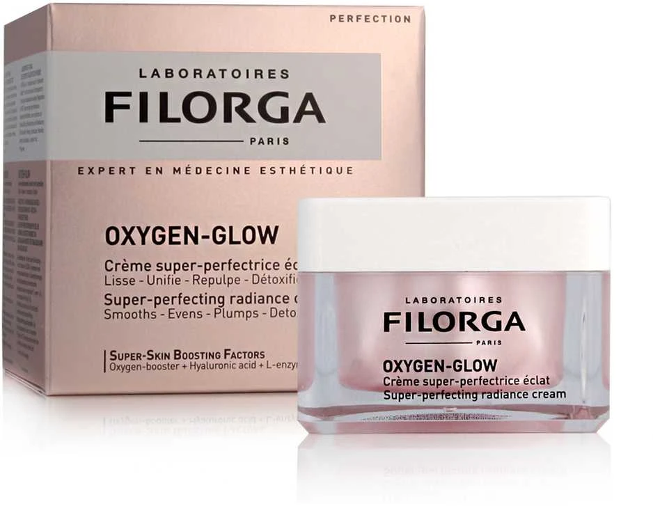 Filorga OXYGEN-GLOW Cream Deguonimi prisotinantis skaistinamasis veido kremas, 50 ml