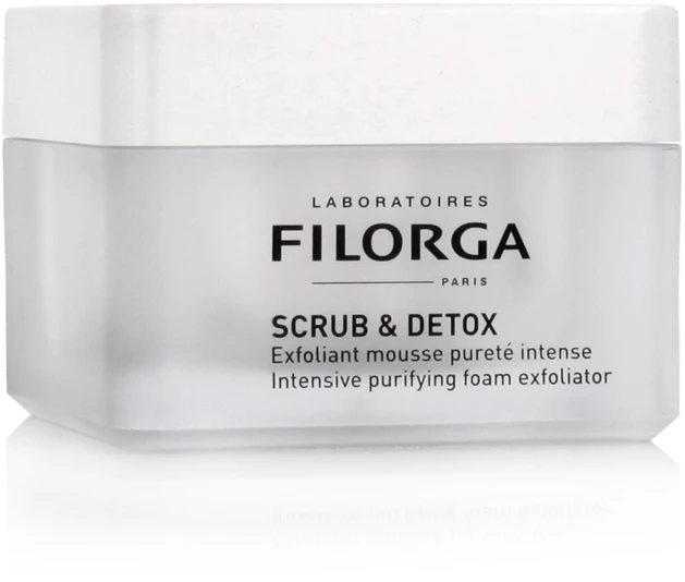 Filorga Scrub - Detox Intense Purity Foam Exfoliator Dvigubo poveikio detoksikuojantis veido šveitiklis 50ml