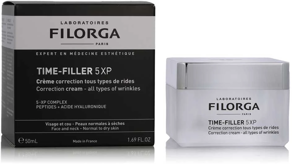 Filorga Time-Filler 5Xp Kreminis veido kremas nuo raukšlių normaliai, sausai odai, 50 ml