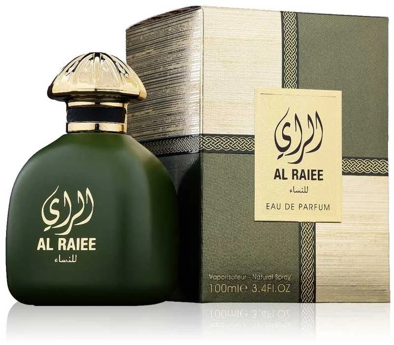 Fragrance World Al Raiee Žalias EDP parfumuotas vanduo moterims, 100 ml