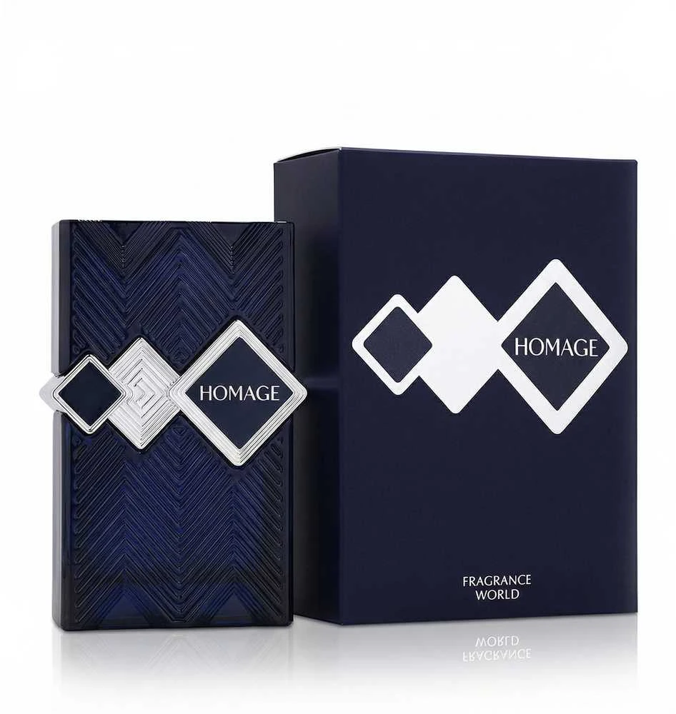 Fragrance World Homage EDP parfumuotas vanduo vyrams, 100 ml