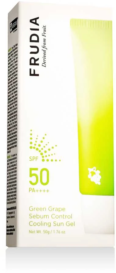 Frudia Žalias Grape Sebum Control Cooling Sun Gel apsauginis kremas nuo saulės-50g