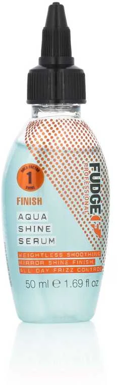 „Fudge Professional Aqua Shine“ plaukų serumas be amoniako, lyginantis, 50 ml