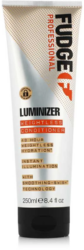 Fudge Professional Luminizer Weightless Conditioner apimties ir spindesio suteikiantis kondicionierius, 250 ml