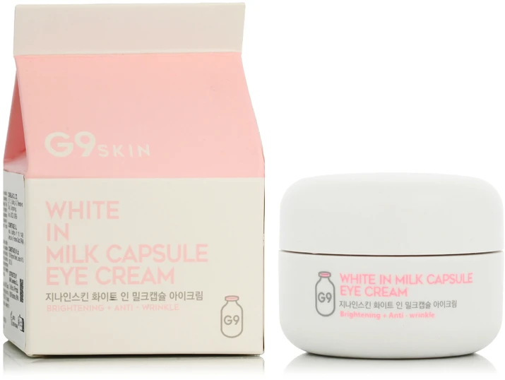 G9SKIN Baltas In Milk Capsule Brightening Paakių kremas 30 g