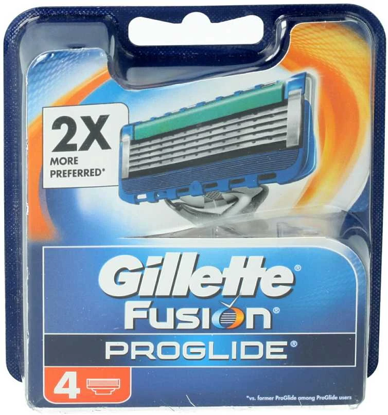 Gillette Fusion ProGlide skutimosi peiliukai 4 vnt