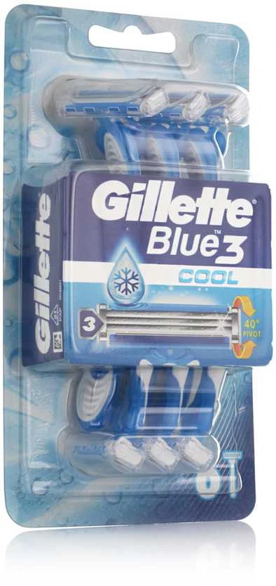 Gillette Blue3 Cool Razor peiliukai, 6 vnt.