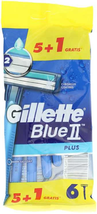 Skutimosi peiliukai Gillette Mėlyna II Plus 6 vnt