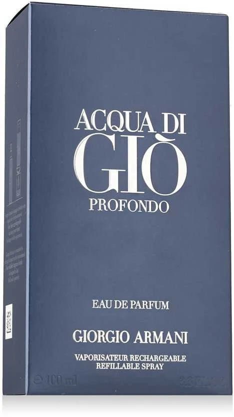 Armani Acqua Di Gio Profondo EDP parfumuotas vanduo vyrams, 100 ml