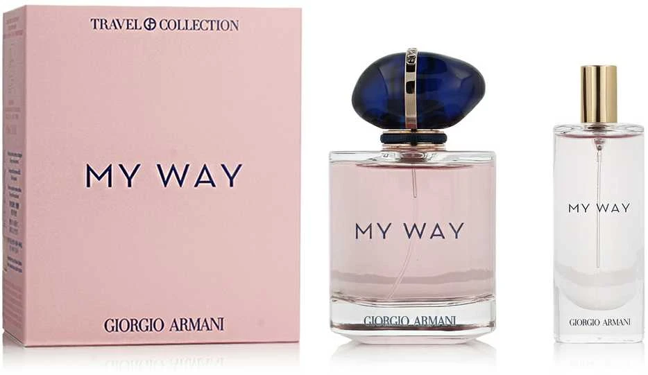 Giorgio Armani My Way Gift Set kvepalų rinkinys moterims (EDP, 90 ml + EDP, 15 ml)