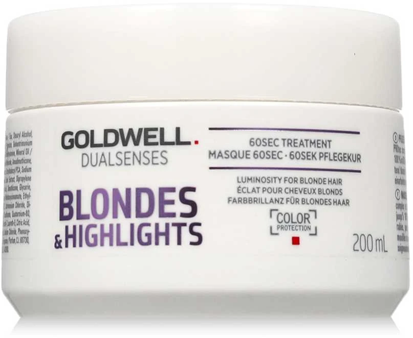 Atkuriamoji plaukų kaukė šviesintiems plaukams Goldwell Blondes &amp; Highlights 60sec Treatment 200ml