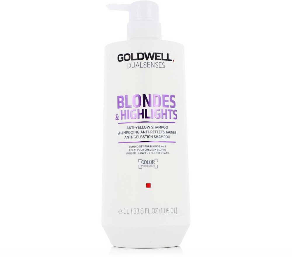 GOLDWELL_Dualsenses Blondes & Highlights Anti-Geltona Šampūnas šviesiems plaukams neutralizuojantis gelinį atspalvį 1000ml