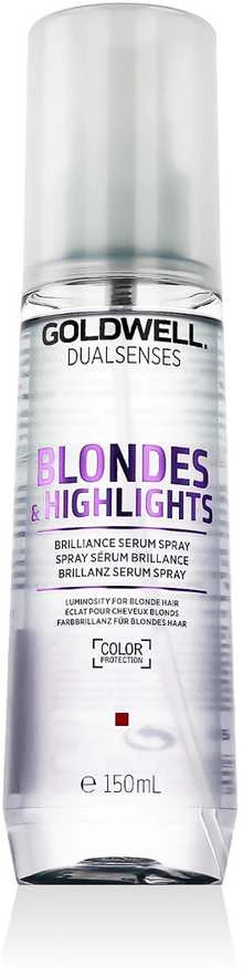Blizgesio suteikiantis purškiklis Goldwell Blondes&Highlights Brilliance Serum Purškiklis 150ml