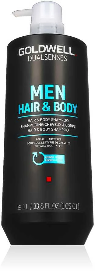 „Goldwell Dualsenses“ vyrams skirtas plaukų ir kūno šampūnas 1000 ml