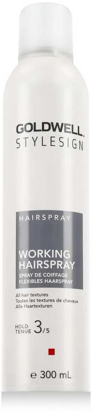„Goldwell“ plaukų purškiklis su vidutine fiksacija „Stylesign“ plaukų lakas (Working Hairspray), 300 ml