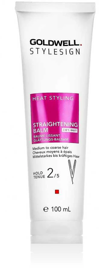 Goldwell StyleSign Heat Styling Straightening Balm Apsauginis tiesinimo balzamas plaukams, 100 ml
