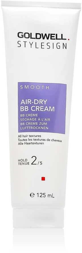 "Goldwell" stilizavimo kremas ir maitinamoji priežiūra glotniems plaukams "Stylesign Smooth" (Air-Dry BB kremas) 125 ml