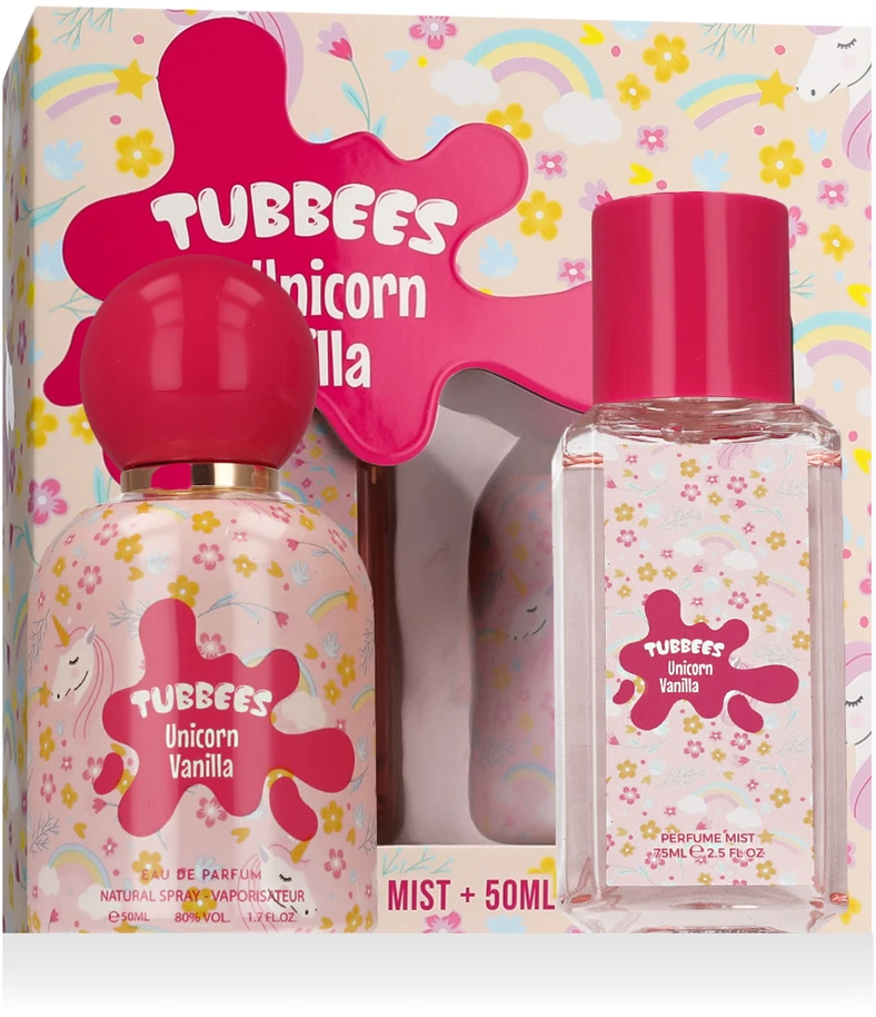 Grandeur Tubbees Unicorn Vanilla EDP 50 ml + kūno purškalas 75 ml (moterims)