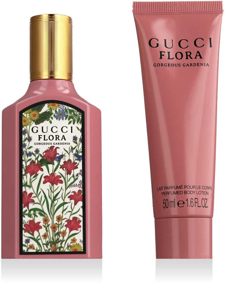 Gucci Flora Gorgeous Gardenia Giftset rinkinys moterims (EDP, 50 ml + kūno losjonas, 50 ml)