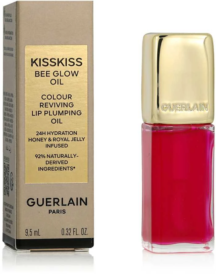 Guerlain Kisskiss Bee Glow Oil tonuotas lūpų aliejus 458-Pop Rose 9,, 5 ml