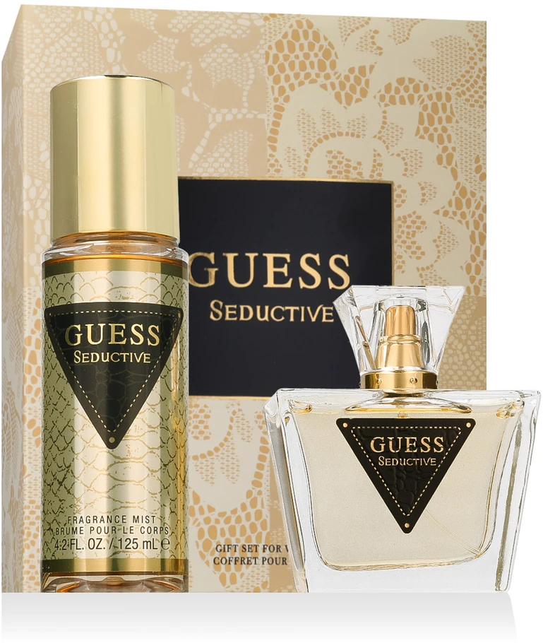 GUESS Seductive EDT rinkinys moterims (EDT 75 ml + Body Purškiklis 125 ml)