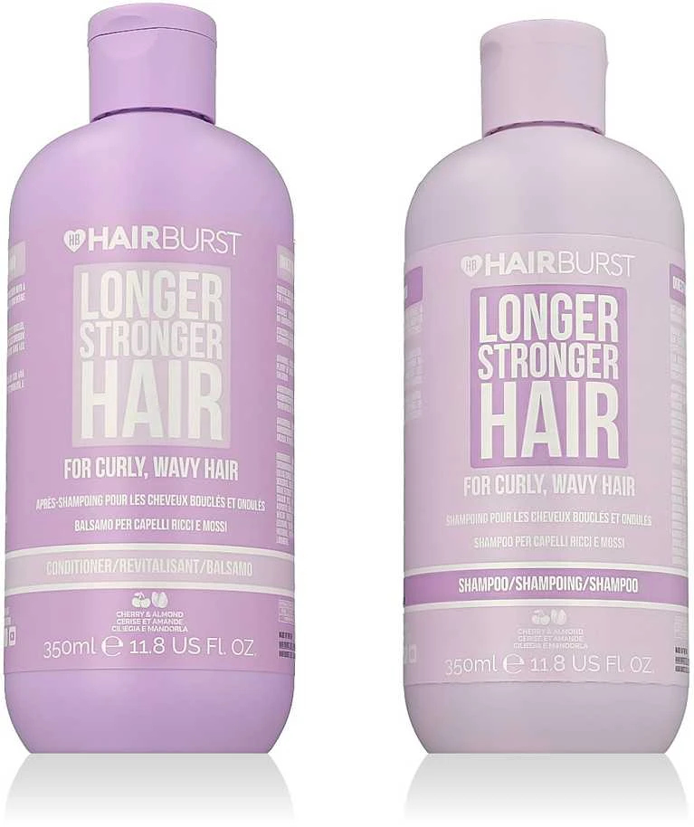 HAIRBURST For Skirtas garbanotiems plaukams And Wavy Hair Šampūnas & Conditioner Set