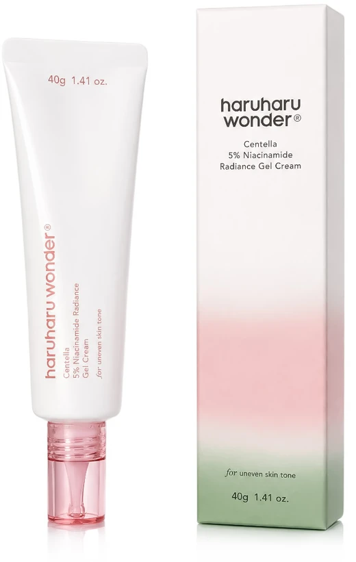 HaruHaru Wonder Centella 5% Niacinamide Radiance Gel Kreminis veido gelis-kremas, 40 g