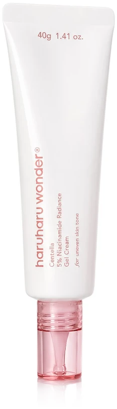 HaruHaru Wonder Centella 5% Niacinamide Radiance Gel Kreminis veido gelis-kremas, 40 g