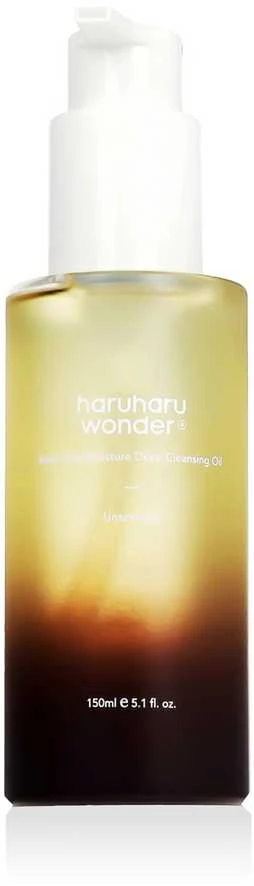 Haruharu Wonder Juodas Rice Moisture Deep Cleansing Oil giliai valantis aliejus, 150 ml
