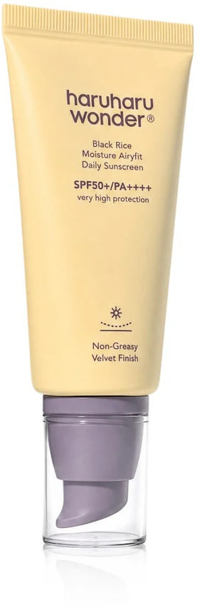 Haruharu Wonder Black Rice Pure Mineral Sunscreen SPF 50+, veido kremas nuo saulės, 50 ml