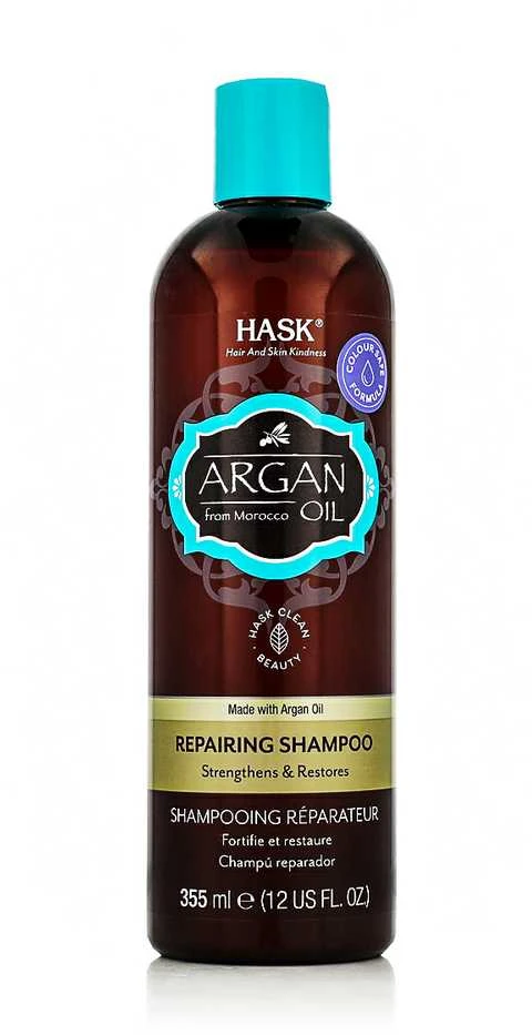 "Hask Argano aliejų atstatantis šampūnas" 355ml