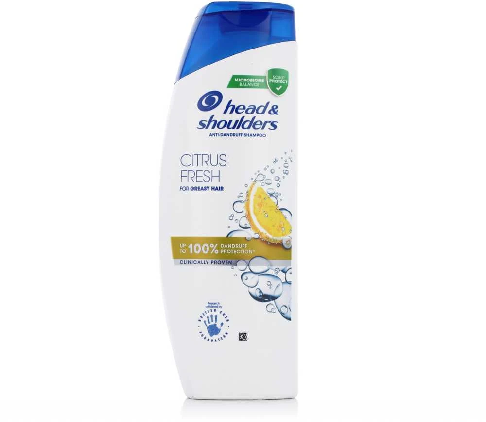 Head&Shoulders „Head & Shoulders“ citrusinių vaisių gaivumo plaukų šampūnas, 400 ml