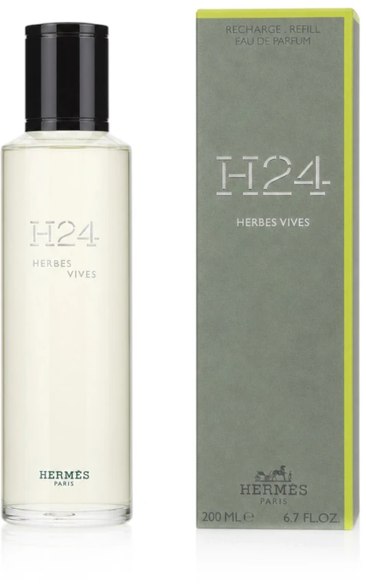 Hermès H24 Herbes Vives Refill EDP parfumuotas vanduo vyrams, 200 ml
