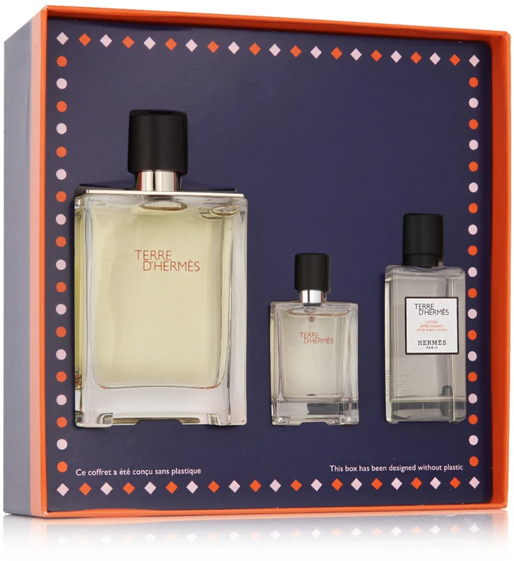 "Hermès Terre d'Hermès" tualetinis vanduo vyrams 100 ml Kalėdinis rinkinys