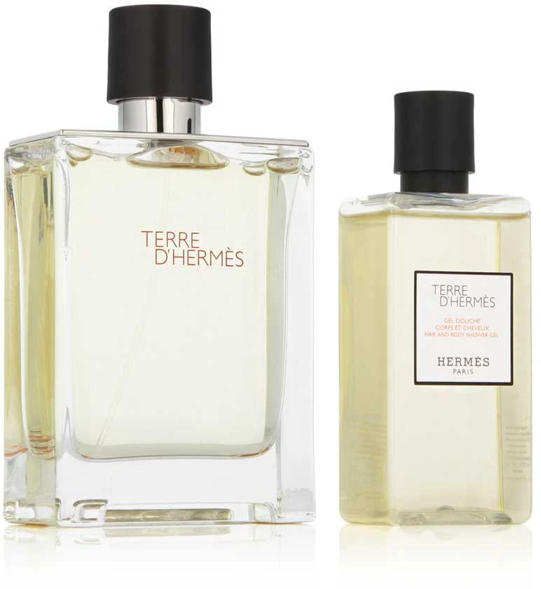Set Hermes: Terre d'Hermes Eau De Toilette For Men, 100 ml + Terre d'Hermes Dušo želė For All Skin Types, 80 ml
